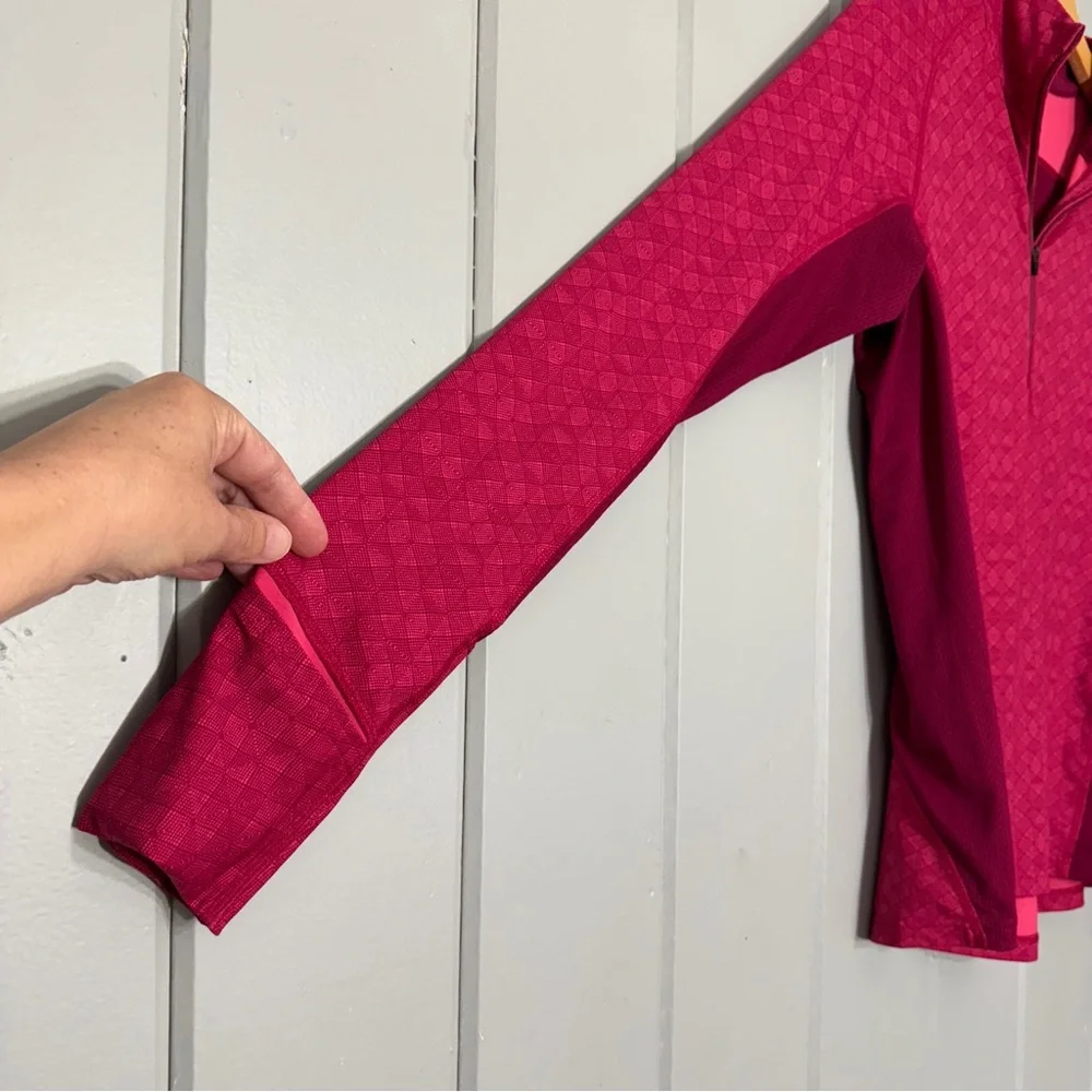 Patagonia Pink All Weather Zip-Neck‎ Shirt Women's Size Small - Picture 6 of 15